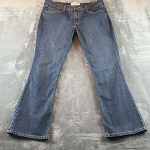Levi Strauss Women's Jeans Size 13 M Stretch Lowrise Bootcut Dark Wash